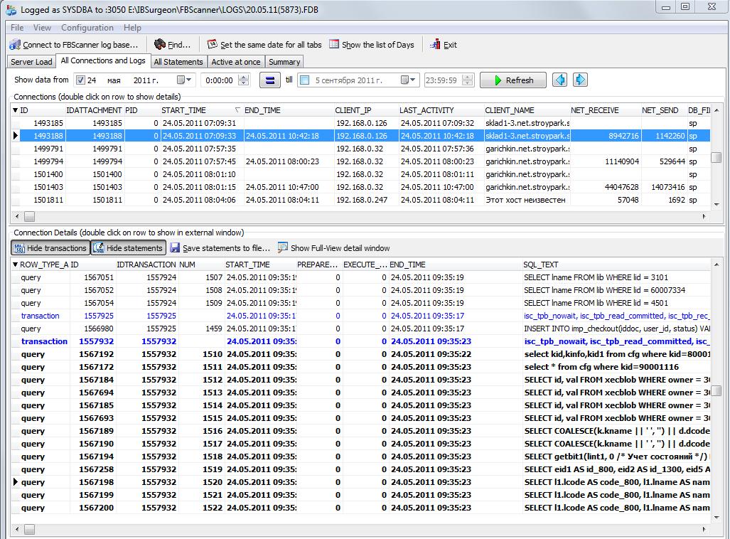 FBScanner Log Analyzer